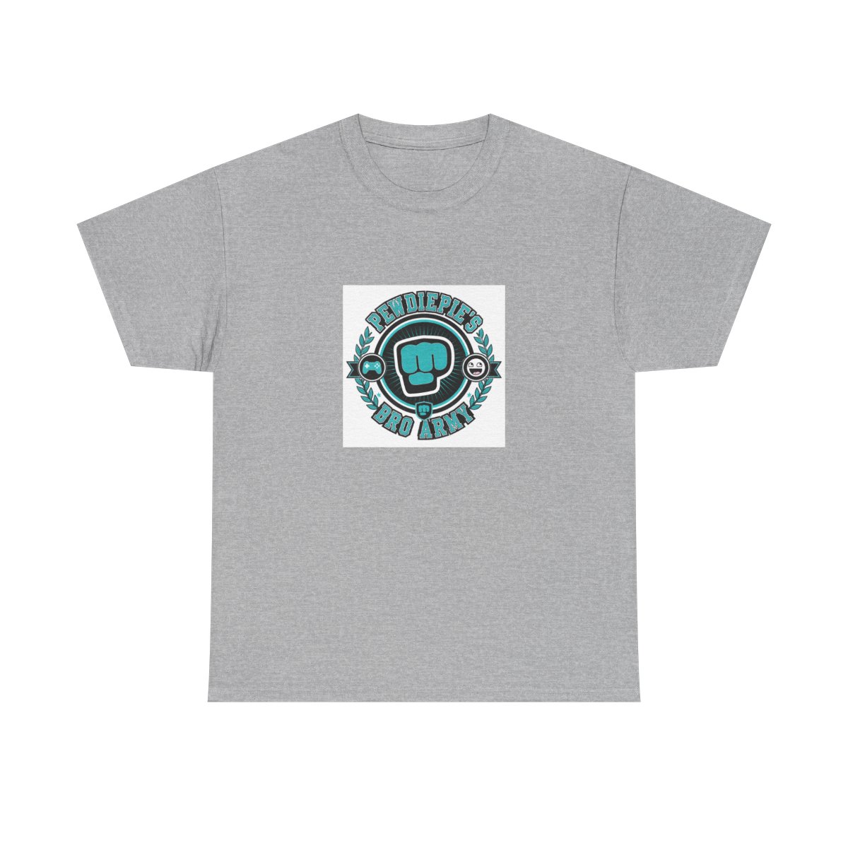 PewDiePie "Bro Army" Unisex Tee - alternate angle 4, merchandise