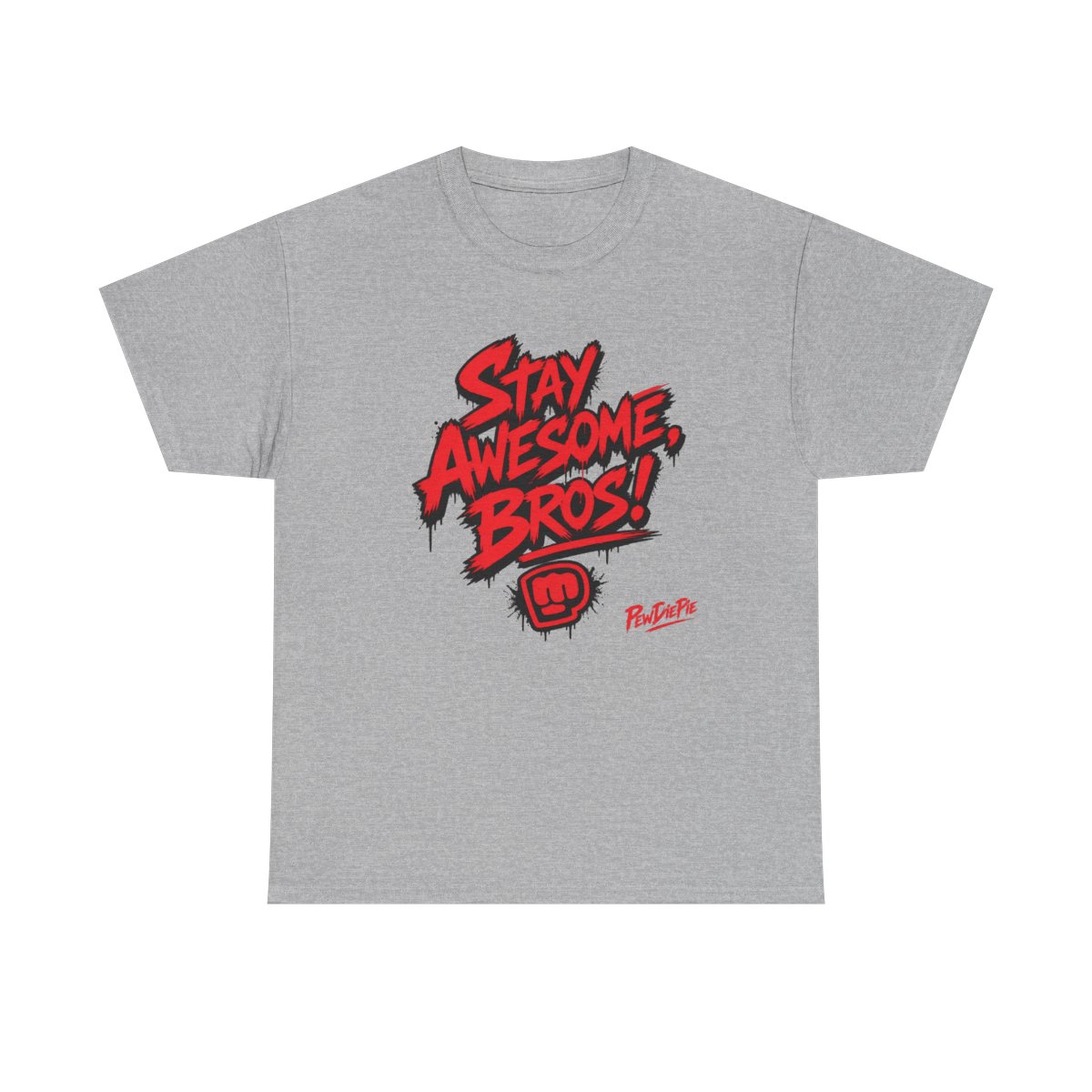 PewDiePie "Stay Awesome, Bros!" Unisex Tee