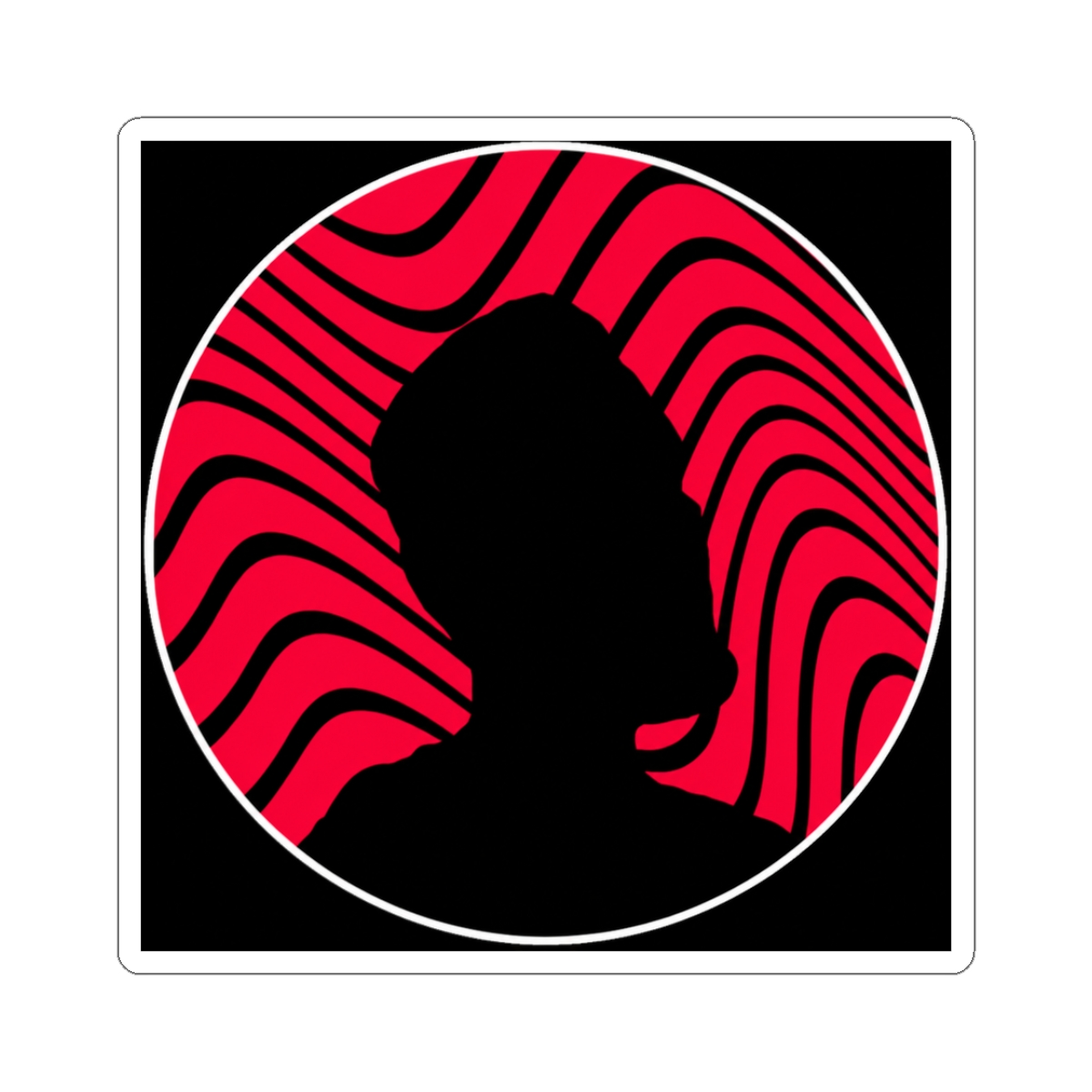 Pewdiepie silhouette minimal Sticker