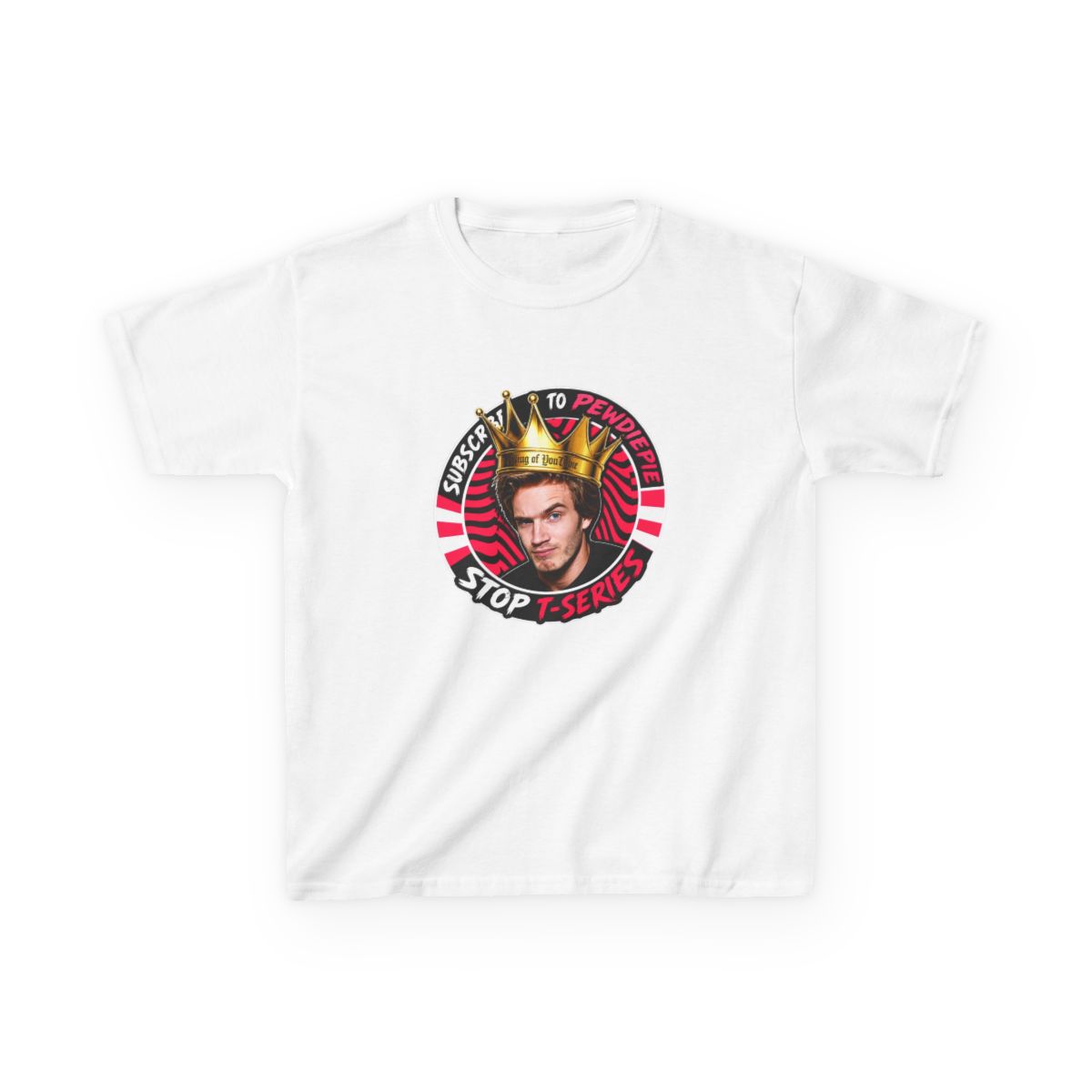 Pewdiepie VS T-Series Kids T-Shirt
