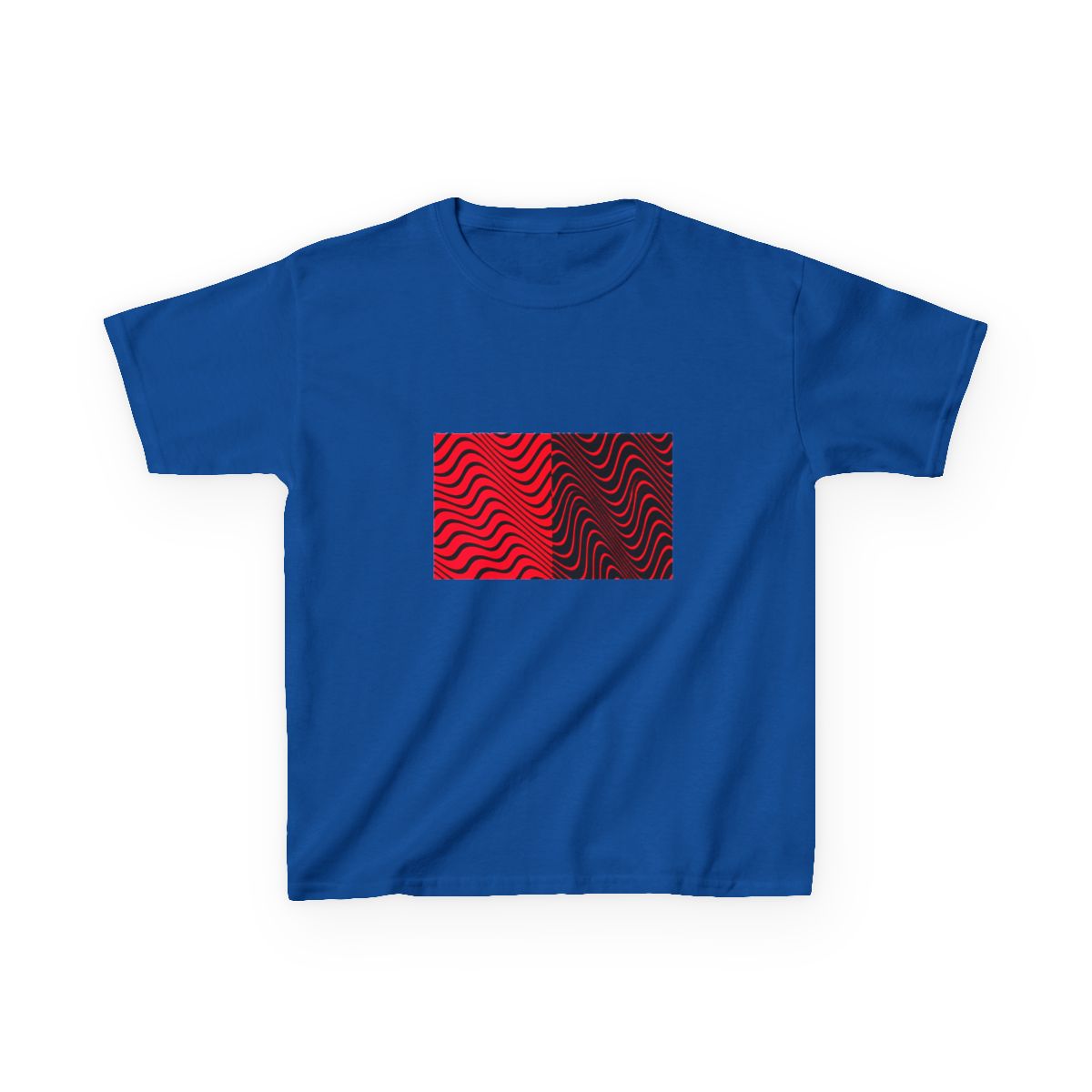PewDiePie Wavy Pattern Kids T-Shirt - alternate angle 3, merchandise