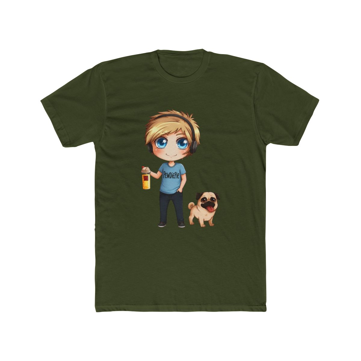Anime PewDiePie T Shirt - alternate angle 5, merchandise