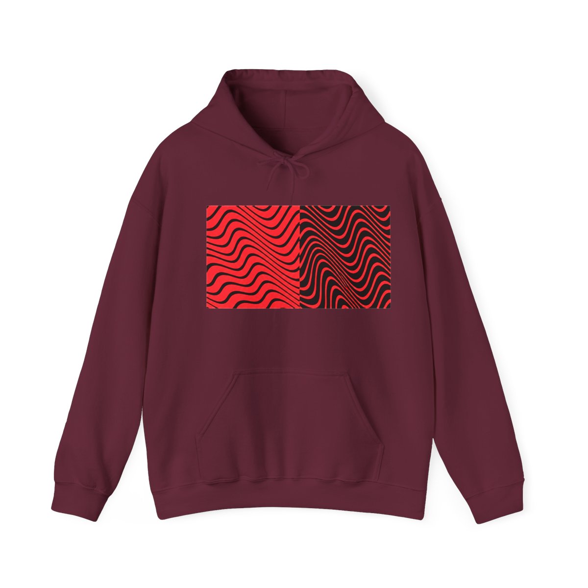 PewDiePie Wavy Pattern Hoodie - alternate angle 3, merchandise