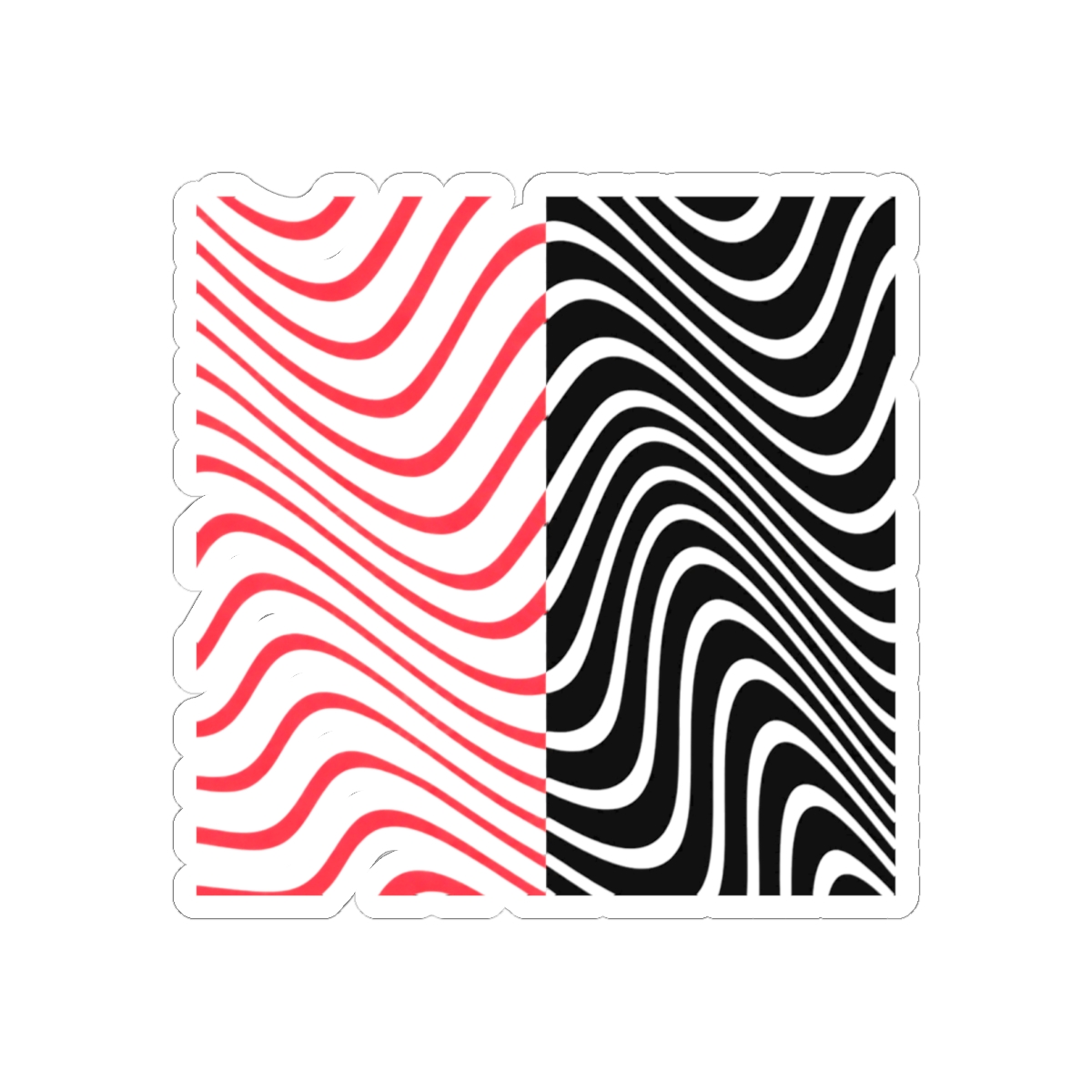 PewDiePie Wavy Pattern Sticker