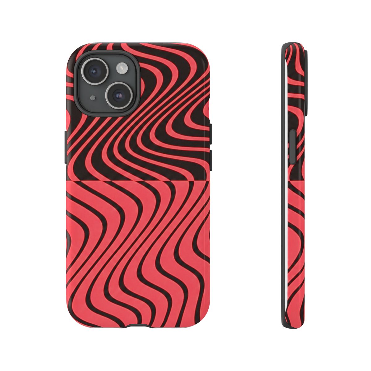 PewDiePie Wavy Pattern Phone Case - alternate angle 1, merchandise