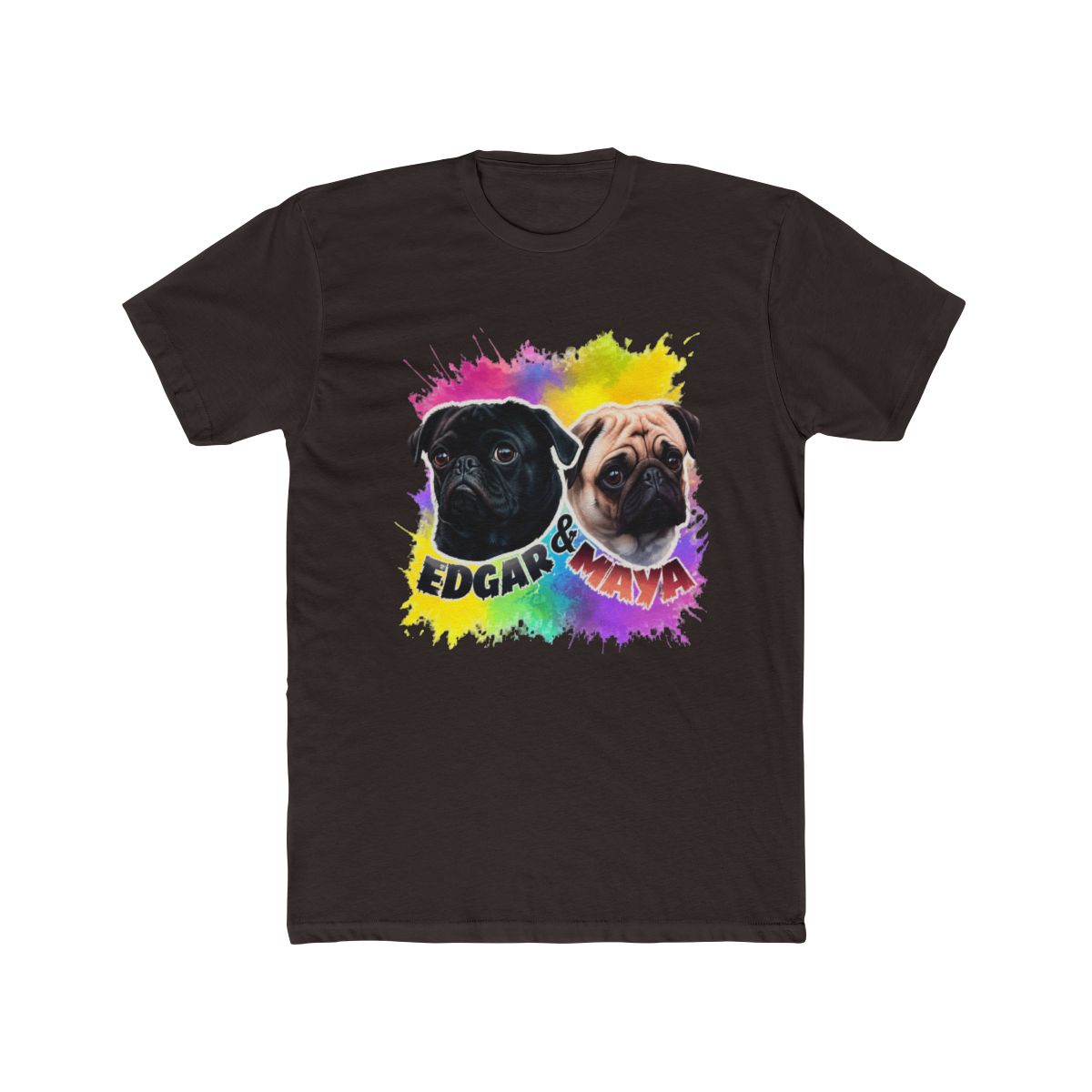 Edgar & Maya PewDiePie Pugs Classic T Shirt 51 - alternate angle 3, merchandise