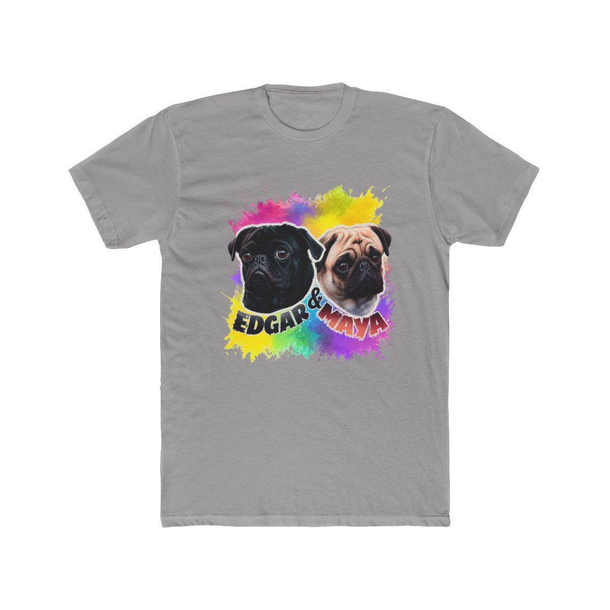 Edgar & Maya PewDiePie Pugs Classic T Shirt 51 - alternate angle 2, merchandise