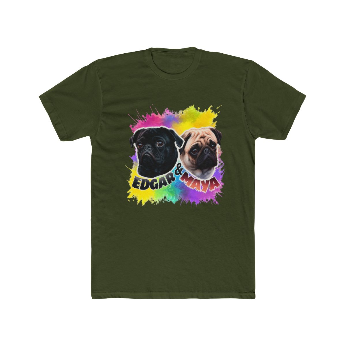 Edgar & Maya PewDiePie Pugs Classic T Shirt 51 - alternate angle 4, merchandise