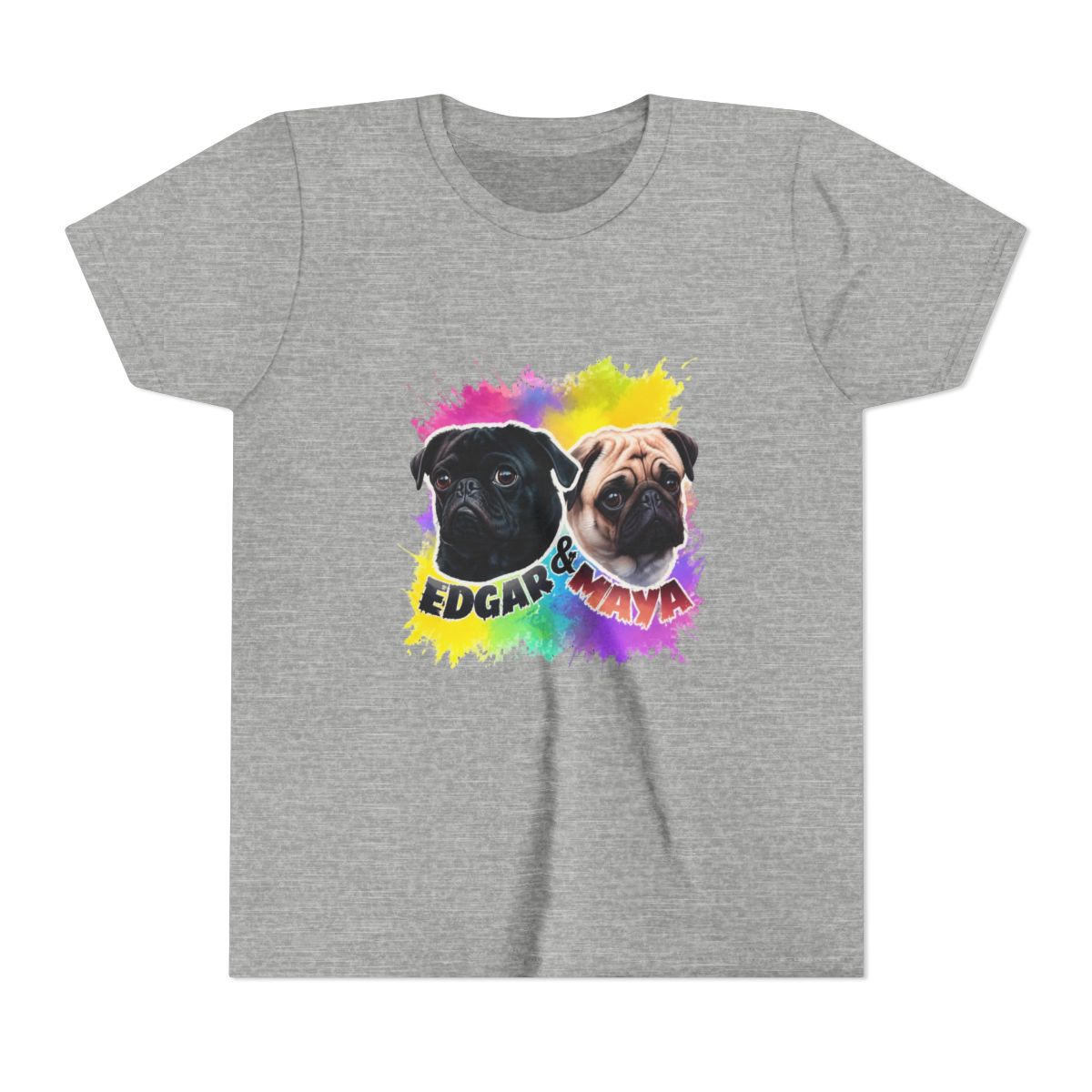 Edgar &amp; Maya PewDiePie Pugs Classic Kids T Shirt 51