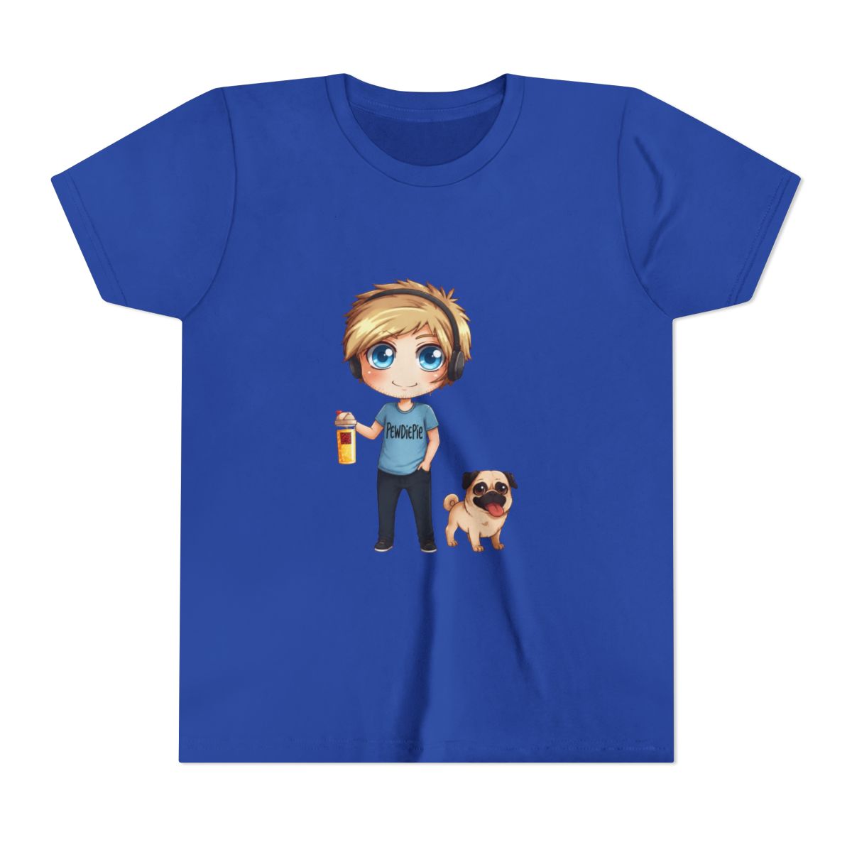 Anime PewDiePie Kids T Shirt - alternate angle 4, merchandise