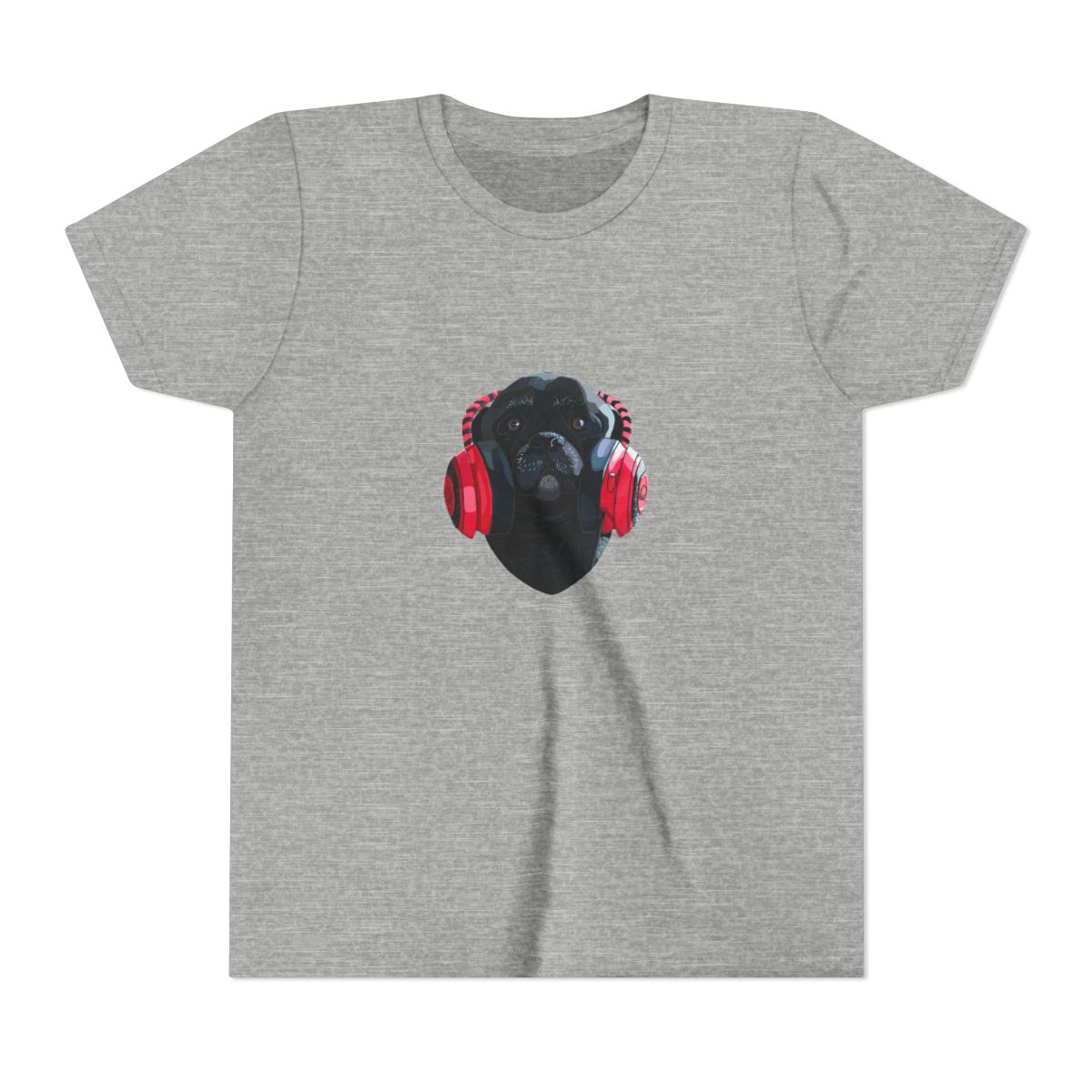 PewDiePie Edgar Headphones Kids T Shirt - Gaming Brofist Fan Gear - alternate angle 5, merchandise