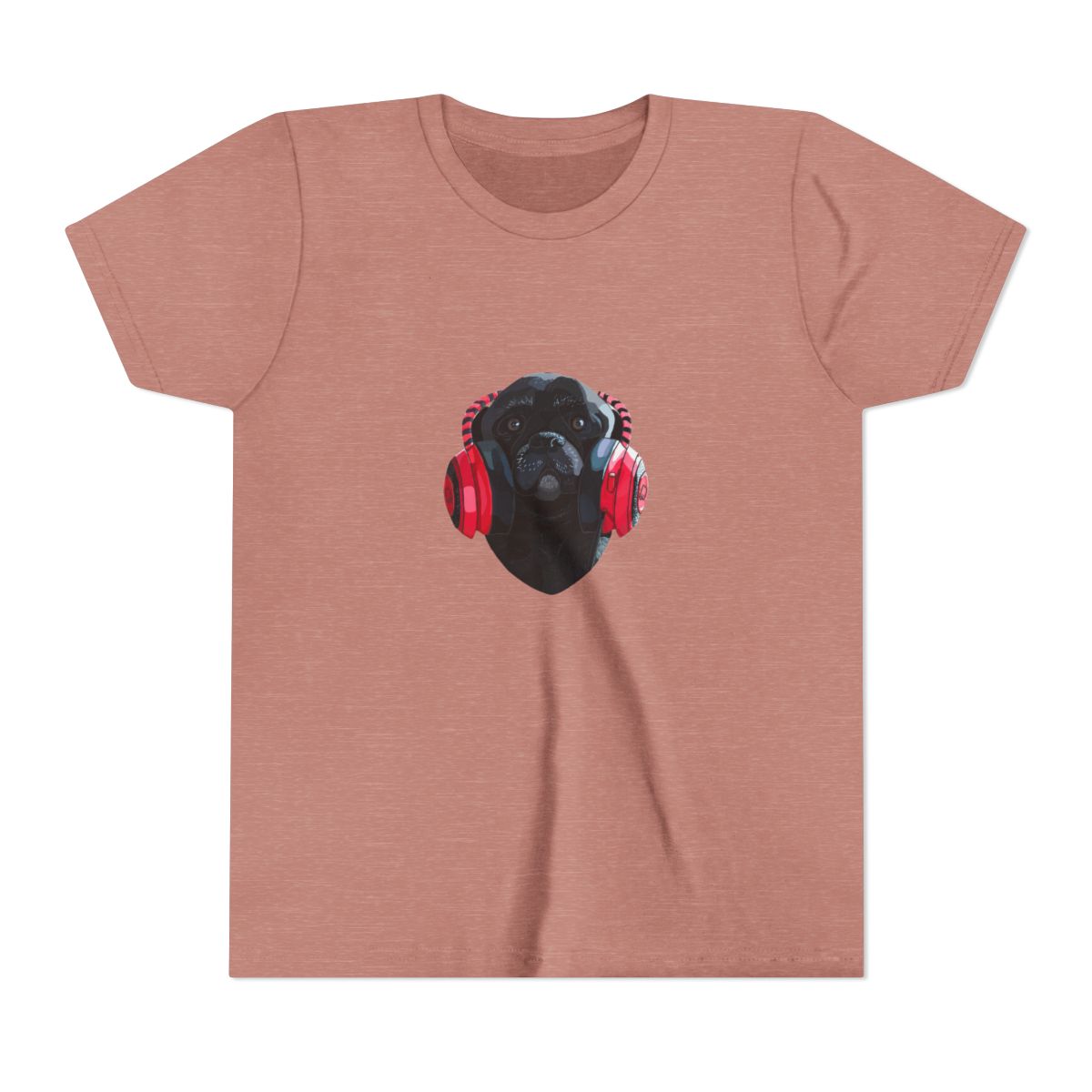 PewDiePie Edgar Headphones Kids T Shirt - Gaming Brofist Fan Gear - alternate angle 2, merchandise