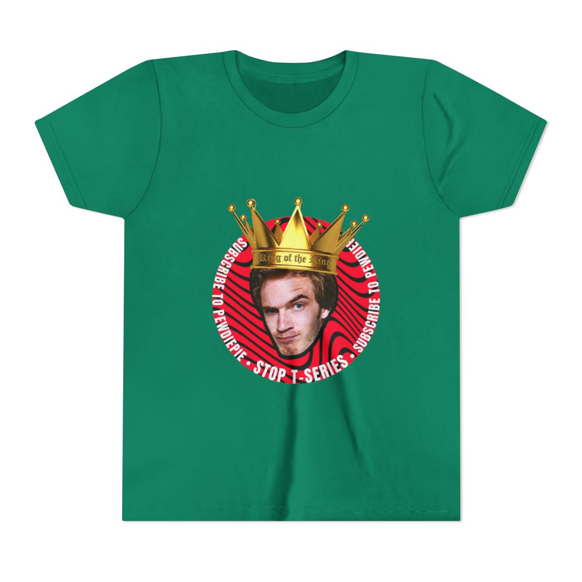 Pewdiepie VS T-Series Kids T Shirt - alternate angle 5, merchandise