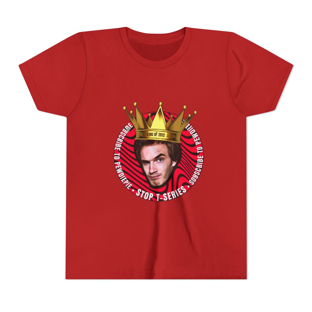 Pewdiepie VS T-Series Kids T Shirt - alternate angle 5, merchandise