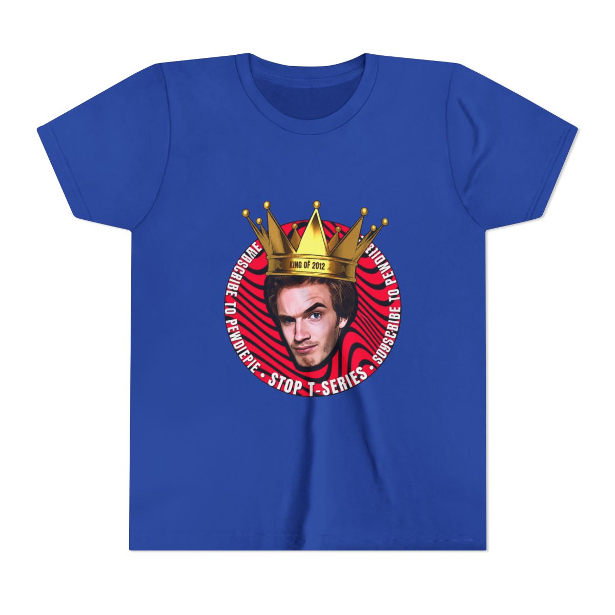 Pewdiepie VS T-Series Kids T Shirt - alternate angle 3, merchandise