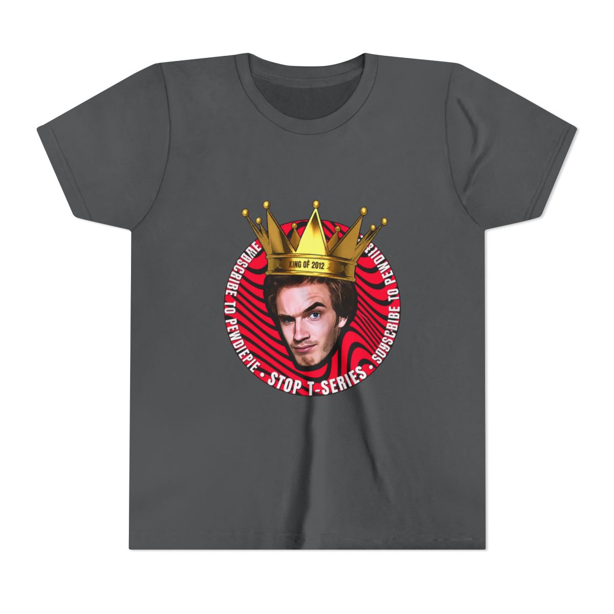 Pewdiepie VS T-Series Kids T Shirt - alternate angle 4, merchandise