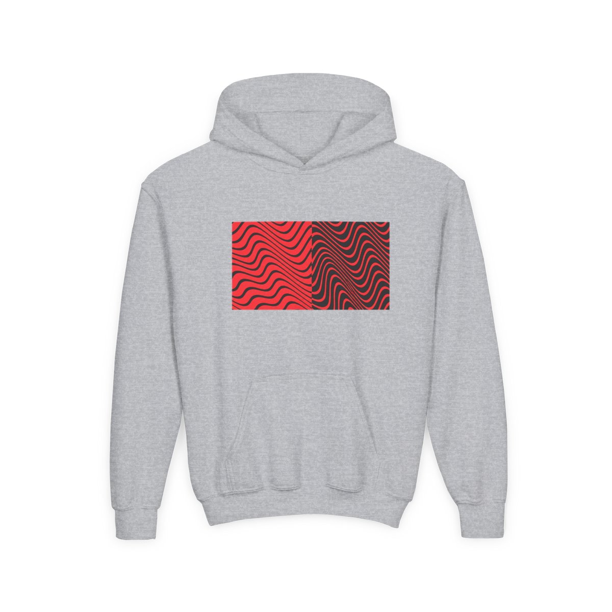 PewDiePie Wavy Pattern Kids Hoodie